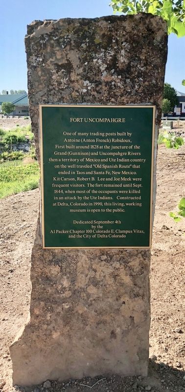 Fort Uncompahgre Marker image. Click for full size.