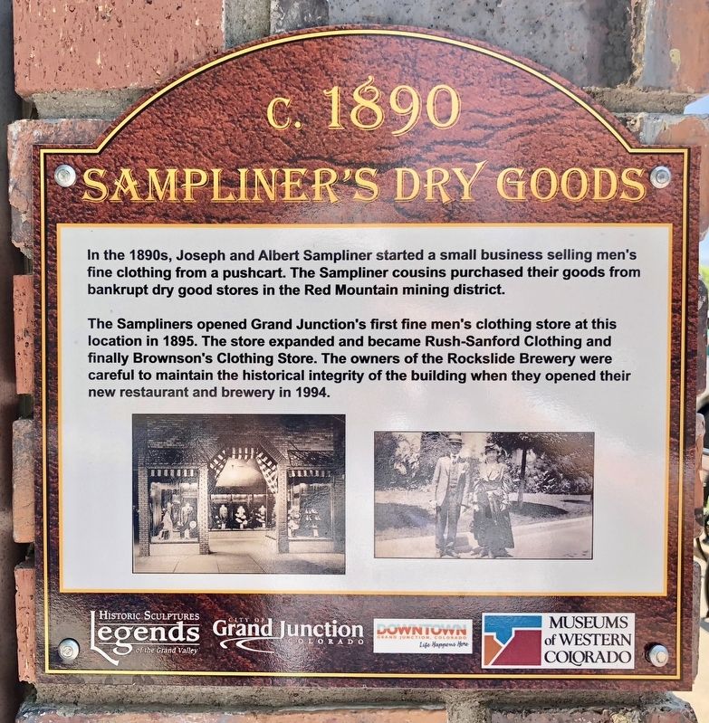 Sampliners Dry Goods Marker image. Click for full size.