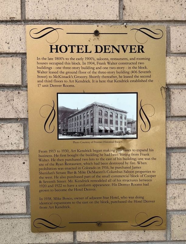 Hotel Denver Marker image. Click for full size.