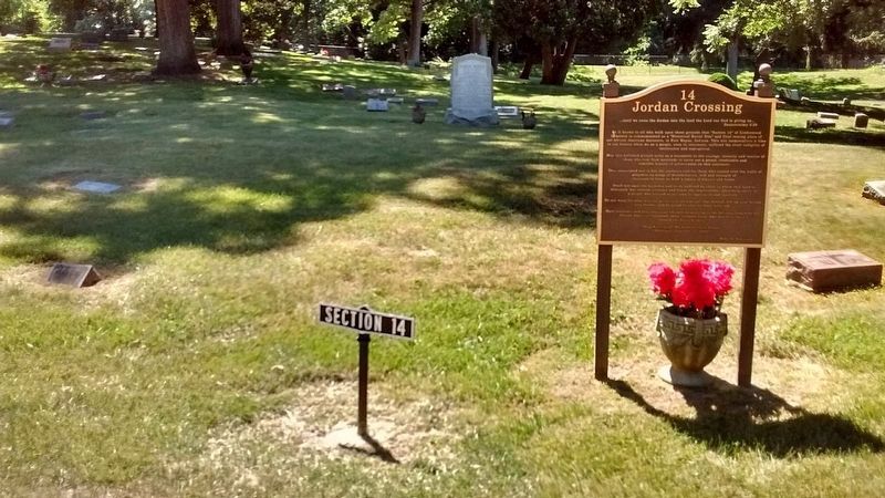 Lindenwood Cemetery - Jordan Crossing. Click for full size. Lindenwood Cemetery - Jordan Crossing image. Click for full size.