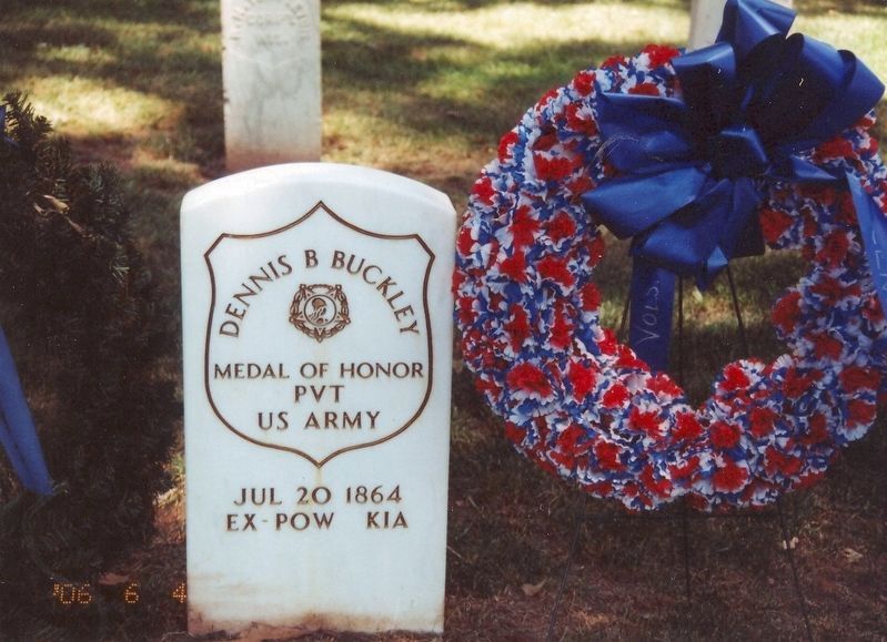 Dennis Buckley Grave Marker image. Click for full size.