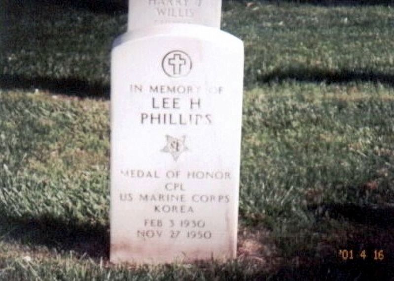 Lee H. Phillips cenotaph marker. Click for full size. Lee H. Phillips cenotaph marker image. Click for full size.