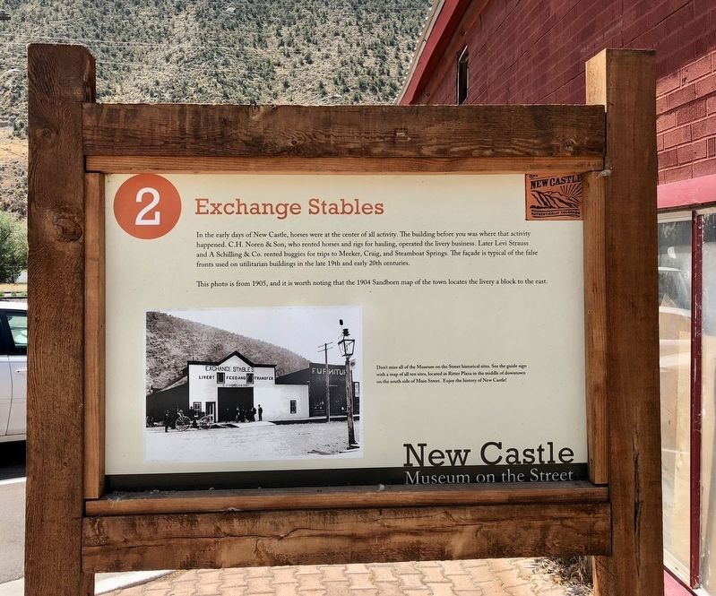 Exchange Stables Marker image. Click for full size.