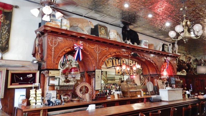 Historic Site Saloon Number 10 (<i>"Wild Bill Bar" interior view</i>) image. Click for full size.
