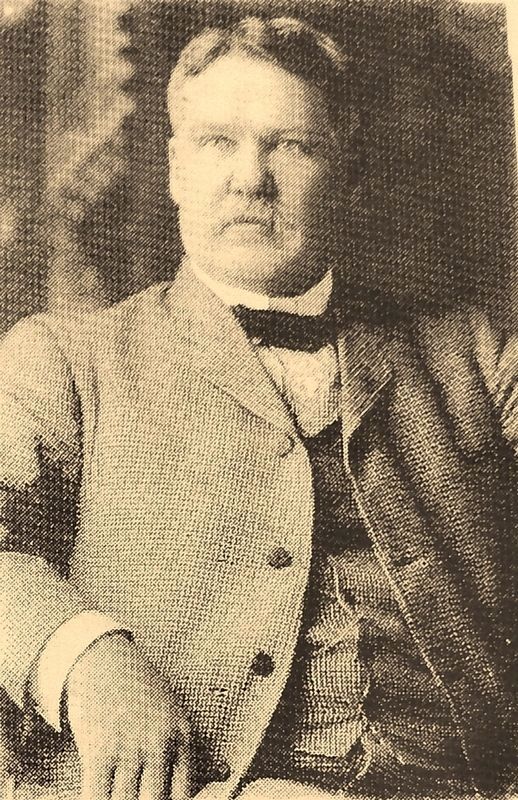 Marker detail: Thomas Johnston Grier 1850-1914 image. Click for full size.