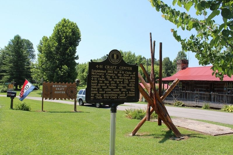 4-H Craft Center Marker. Click for full size. 4-H Craft Center Marker image. Click for full size.