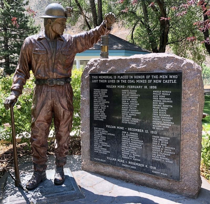 New Castle Coal Mine Memorial image. Click for full size.