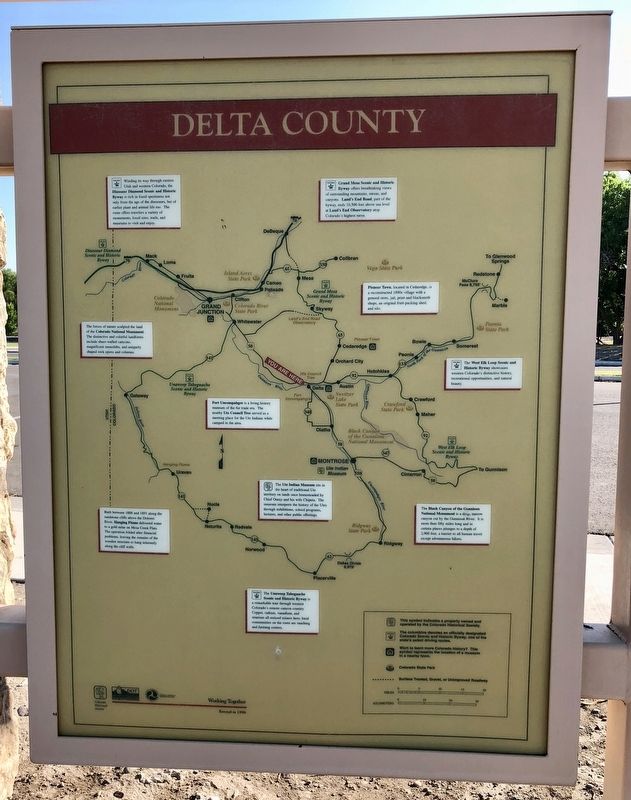 Delta County Marker. Click for full size. Delta County Marker image. Click for full size.