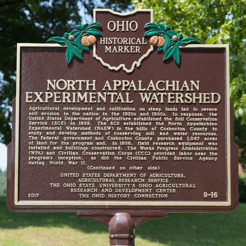 North Appalachian Experimental Watershed Marker image. Click for full size.