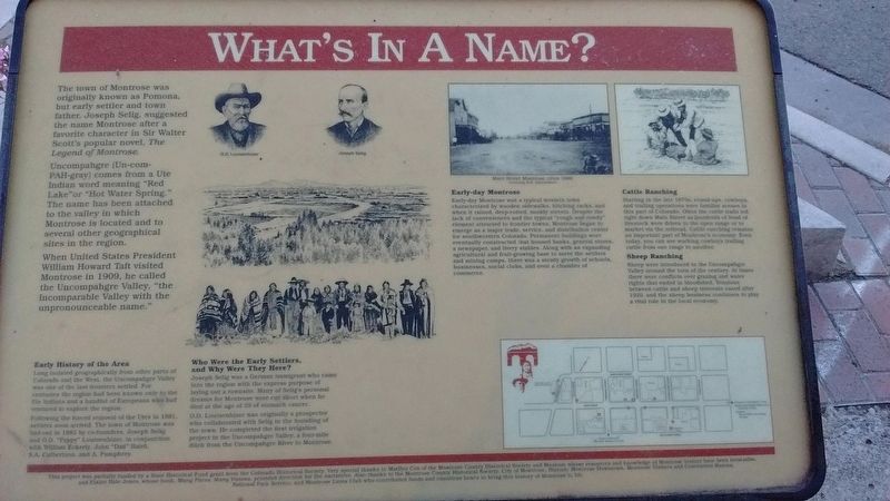 What's in a Name? Marker. Click for full size. What's in a Name? Marker image. Click for full size.