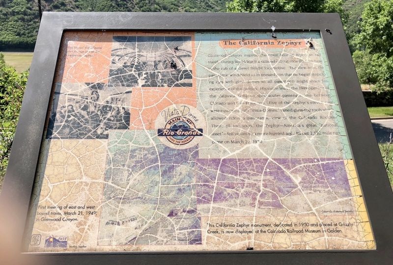 The California Zephyr Marker. Click for full size. The California Zephyr Marker image. Click for full size.