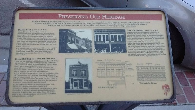 Preserving Our Heritage Marker image. Click for full size.