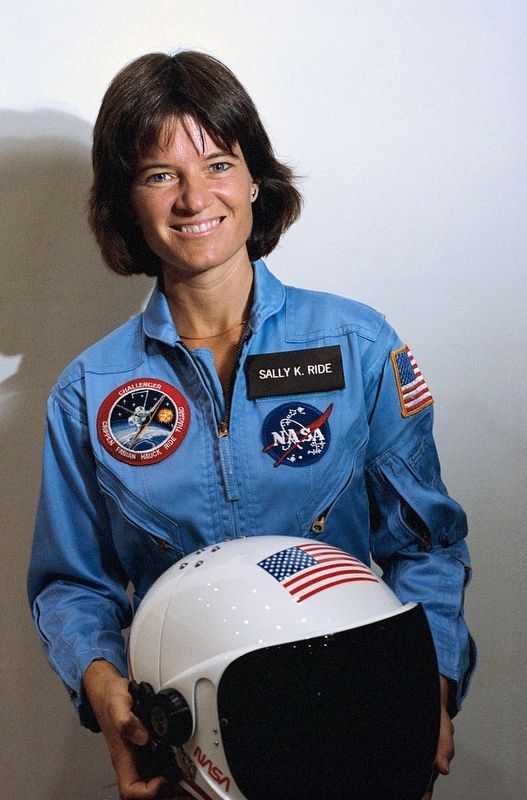 Sally Ride image. Click for full size.