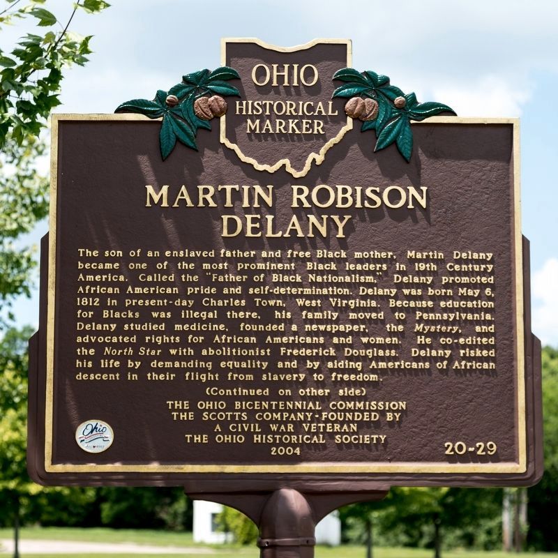 Martin Robison Delany Marker, Side One image. Click for full size.