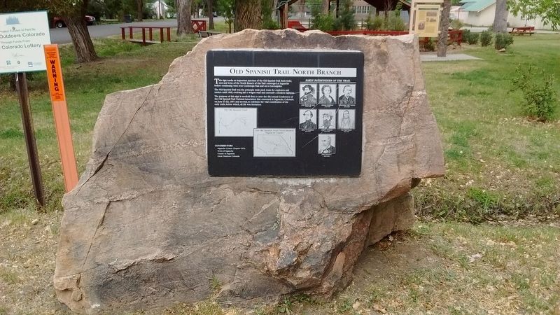 Old Spanish Trail North Branch Marker. Click for full size. Old Spanish Trail North Branch Marker image. Click for full size.
