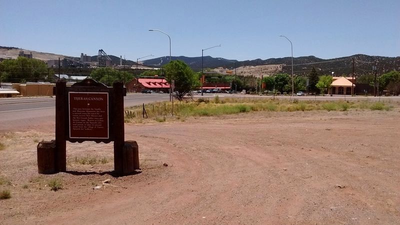 Tijeras Canyon Marker. Click for full size. Tijeras Canyon Marker image. Click for full size.