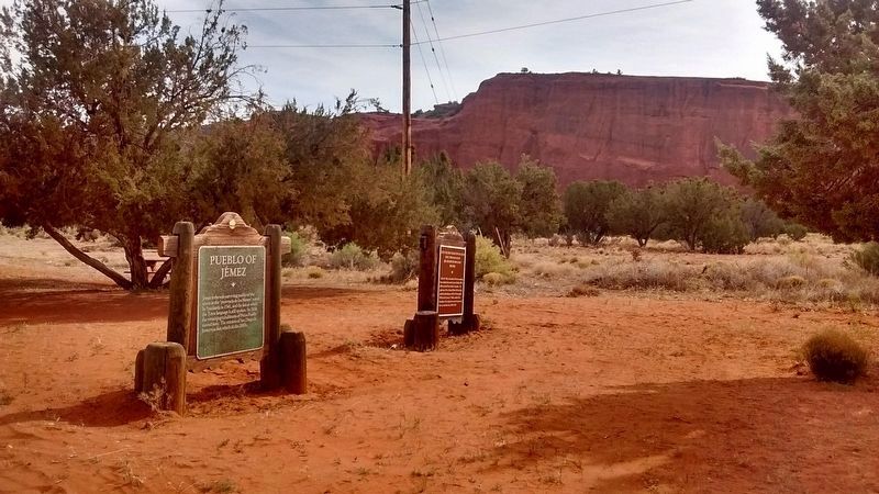 Pueblo of Jémez Marker. Click for full size. Pueblo of Jémez Marker image. Click for full size.
