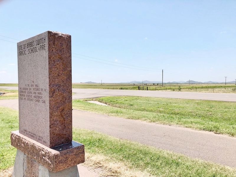 View from marker looking south on U.S. Highway 183. image. Click for full size.