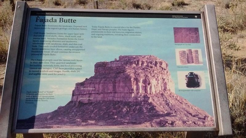 Fajada Butte Marker. Click for full size. Fajada Butte Marker image. Click for full size.