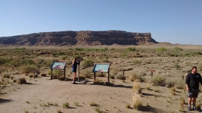 Fajada Butte Marker. Click for full size. Fajada Butte Marker image. Click for full size.