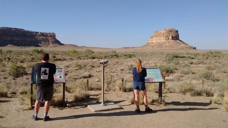 Fajada Butte Marker. Click for full size. Fajada Butte Marker image. Click for full size.