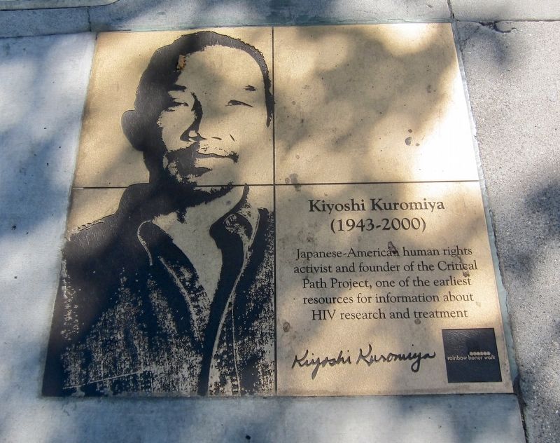Kiyoshi Kuromiya Historical Marker
