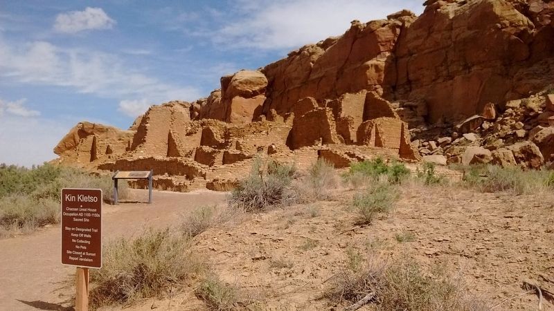 Kin Kletso, Chaco Culture National Historic Park. Click for full size. Kin Kletso, Chaco Culture National Historic Park image. Click for full size.