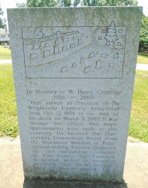 W. Henry Crumling Marker. Click for full size. W. Henry Crumling Marker image. Click for full size.