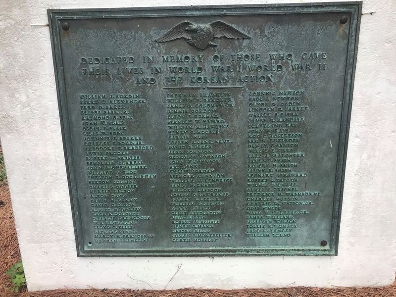 Fort Beauregard Veterans Memorial Marker image. Click for full size.