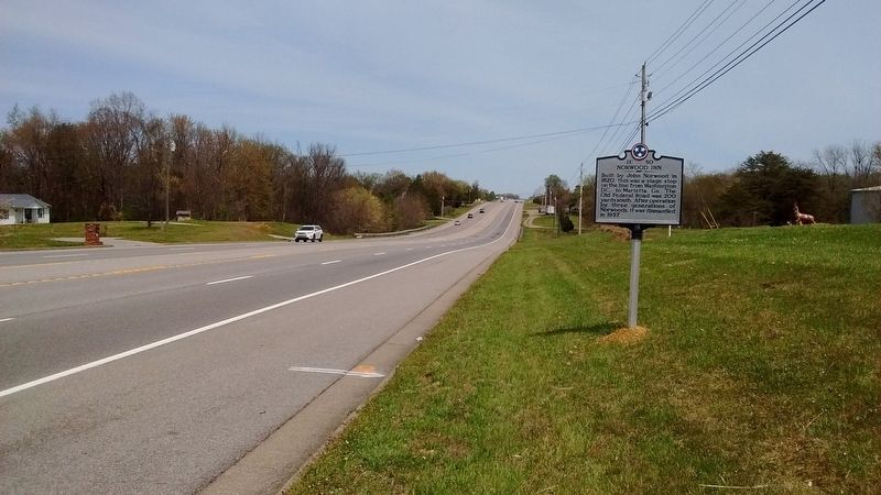 Norwood Inn Marker. Click for full size. Norwood Inn Marker image. Click for full size.