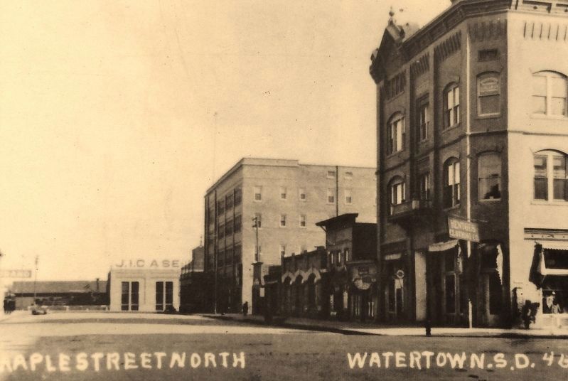 Marker photo 3: East side of Maple Street looking north from Kemp Avenue. Click for full size. Marker photo 3: East side of Maple Street looking north from Kemp Avenue image. Click for full size.