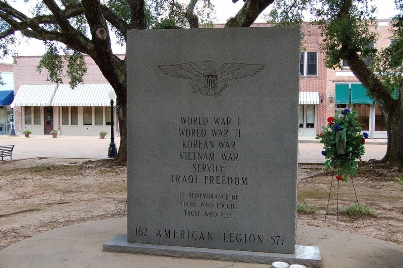 Caldwell Parish Veterans Memorial Marker. Click for full size. Caldwell Parish Veterans Memorial Marker image. Click for full size.