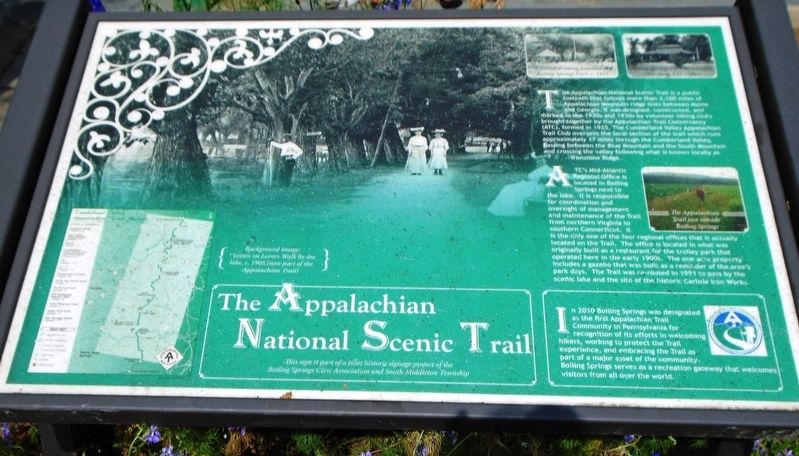 The Appalachian National Scenic Trail Marker image. Click for full size.