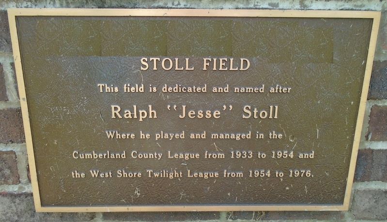 Stoll Field Marker image. Click for full size.