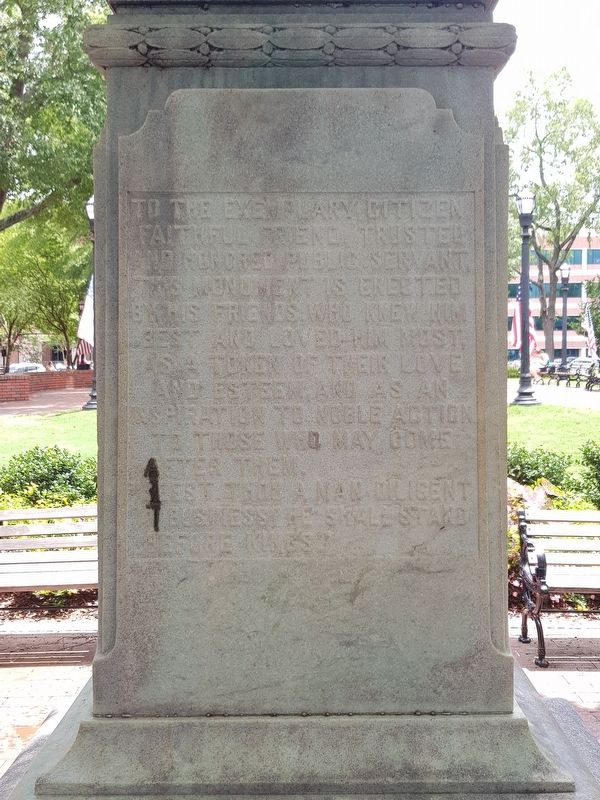 Alexander Stephens Clay Marker reverse. Click for full size. Alexander Stephens Clay Marker reverse image. Click for full size.