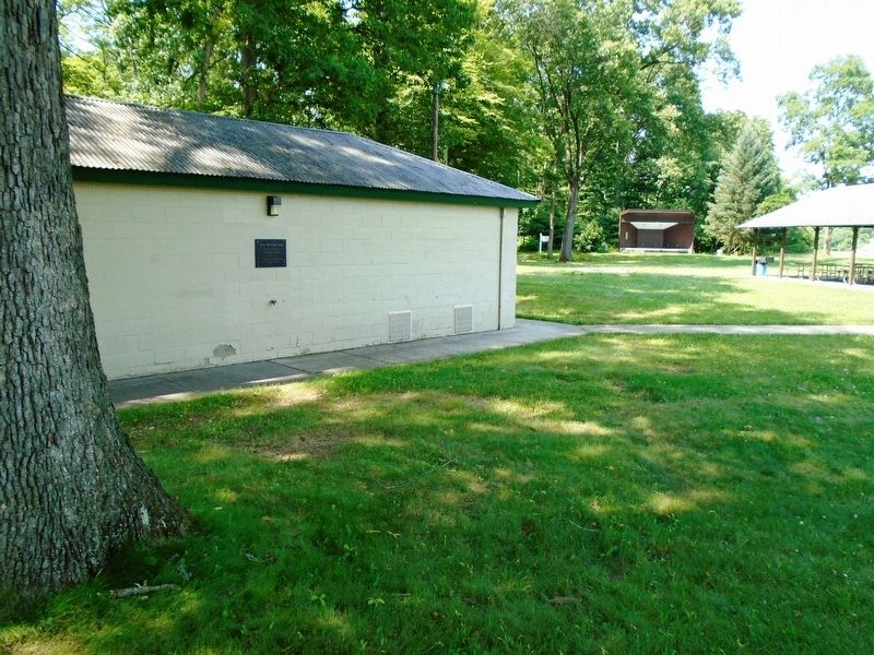 Trine Memorial Park Marker. Click for full size. Trine Memorial Park Marker image. Click for full size.