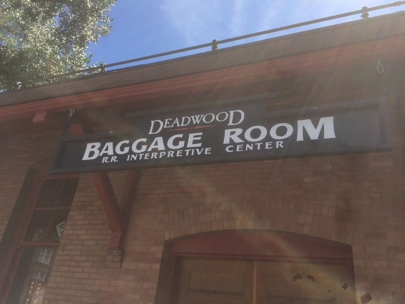 Deadwood R.R. Interpretive Center Baggage Room image. Click for full size.