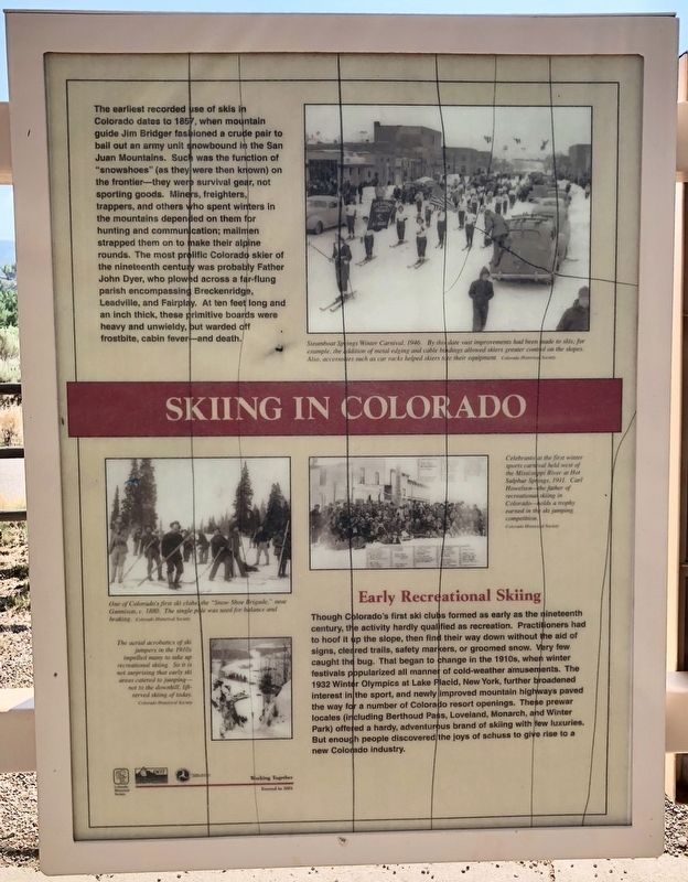 Skiing in Colorado Marker image. Click for full size.