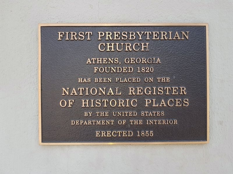 First Presbyterian Church Marker image. Click for full size.