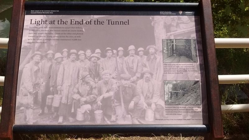 Light at the End of the Tunnel Marker image. Click for full size.