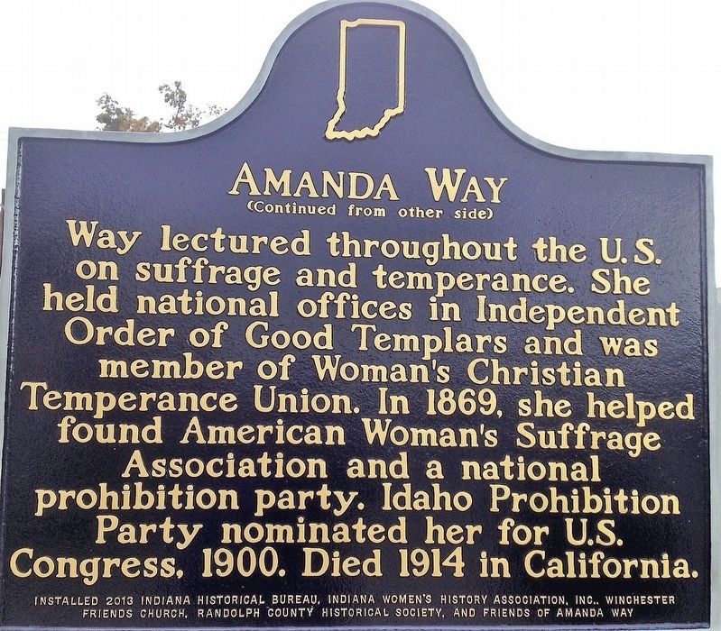 Amanda Way Marker image. Click for full size.