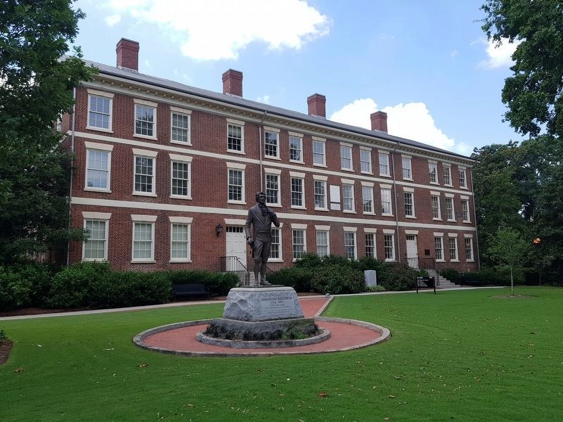 Site of First Classes Marker. Click for full size. Site of First Classes Marker image. Click for full size.