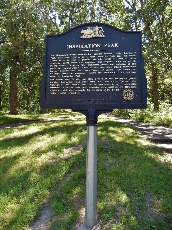 Inspiration Peak Marker (<i>tall view</i>) image. Click for full size.