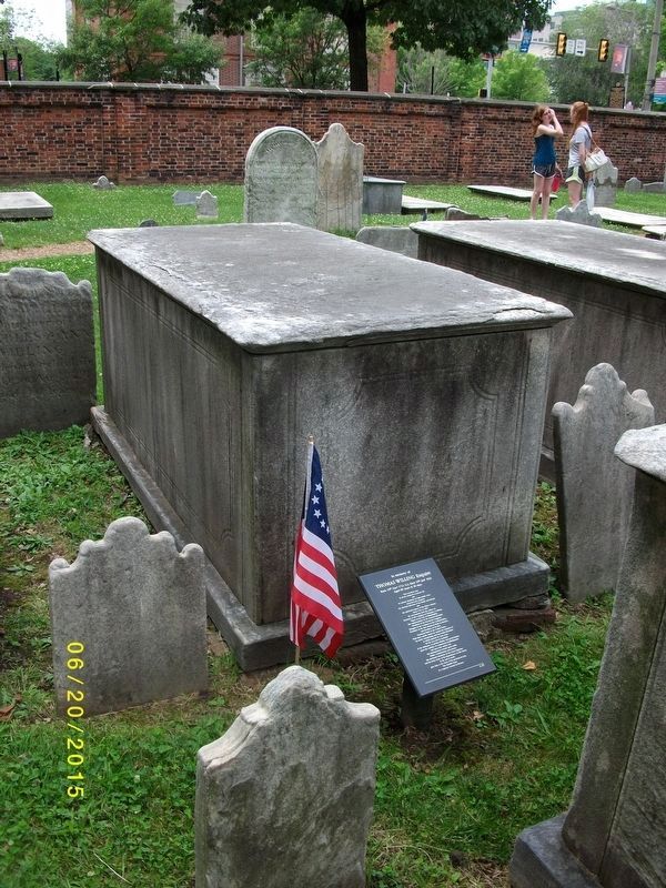 Grave of Thomas Willing. Click for full size. Grave of Thomas Willing image. Click for full size.