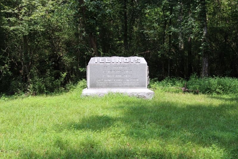 75th Illinois Infantry Marker. Click for full size. 75th Illinois Infantry Marker image. Click for full size.
