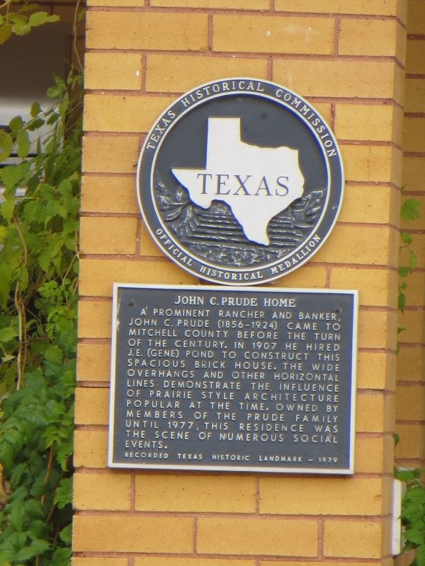 John C. Prude Home Marker. Click for full size. John C. Prude Home Marker image. Click for full size.