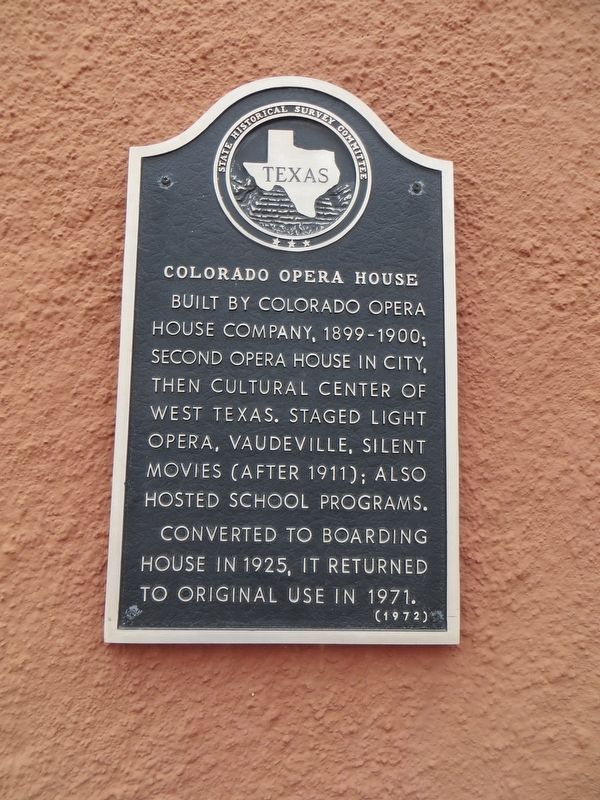 Colorado Opera House Marker image. Click for full size.