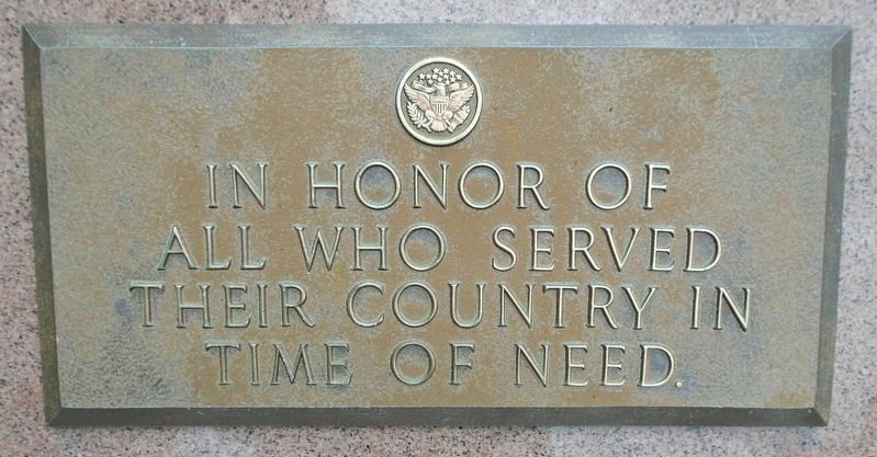 Veterans Memorial Marker image. Click for full size.