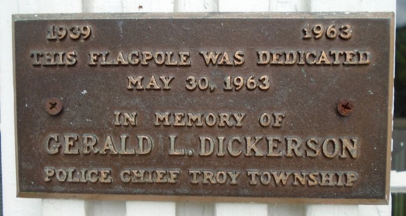 Gerald L. Dickerson 1939-1963 Memorial Marker image. Click for full size.
