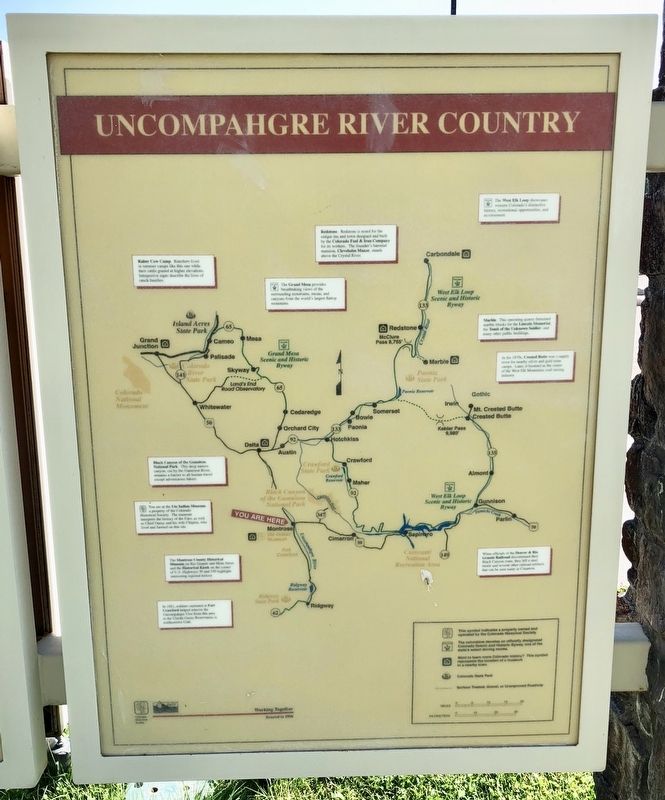 Uncompahgre River Country Map image. Click for full size.